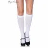 Tomfoolery Knee High Socks - White & Black