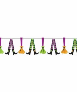 Forum Novelties Witch Leg Halloween Garland