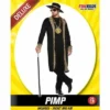 Allen Trading Mensc Adult Black Pimp Costume