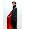 Interalia Group Adult Black Vampire Cape With Red Lining