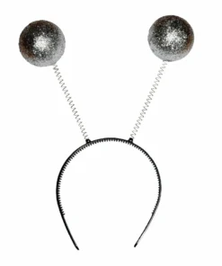Swedia's Alien Glitter Ball Headband - Silver