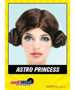 Allen Trading TV, Movies & Celebrities Astro Princess Wig With 2 Buns