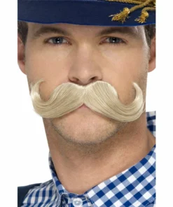 Smiffys Authentic Bavarian Oktoberfest Moustache - Blonde