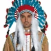 Smiffys Blue Feather Headdress