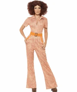 Smiffys Authentic 70s Chic Jumpsuit Costume