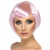 Smiffys Pink Short Babe Wig 2 Smiffys Pink Short Babe Wig
