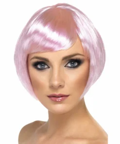 Smiffys Pink Short Babe Wig