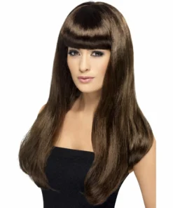 Smiffys Babelicious Wig - Brown Wigsc