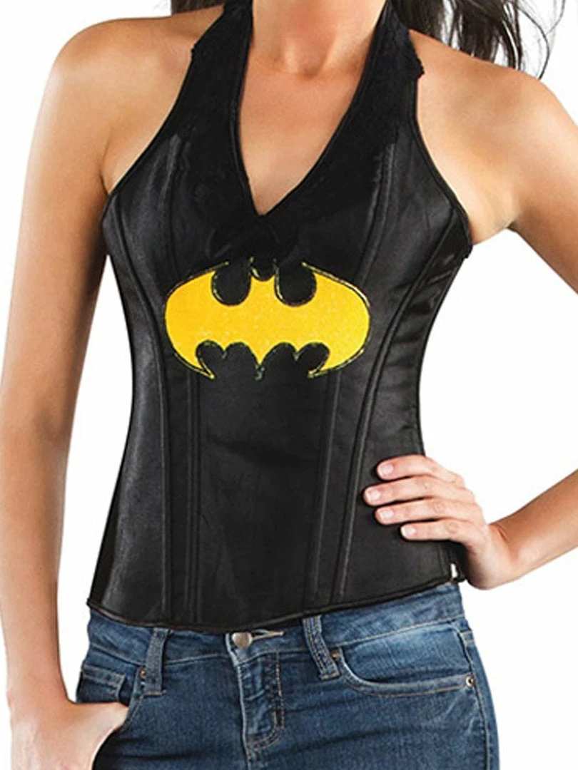Rubie's Deerfield Batgirl Leather-Look Corset-Adult 4 Rubie's Deerfield Batgirl Leather-Look Corset-Adult