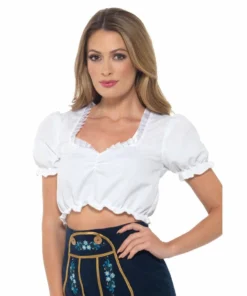 Smiffys Ladiesc Bavarian Maid Crop Top