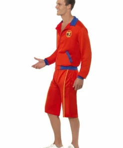 Smiffys Baywatch Beach Mens Lifeguard Costume