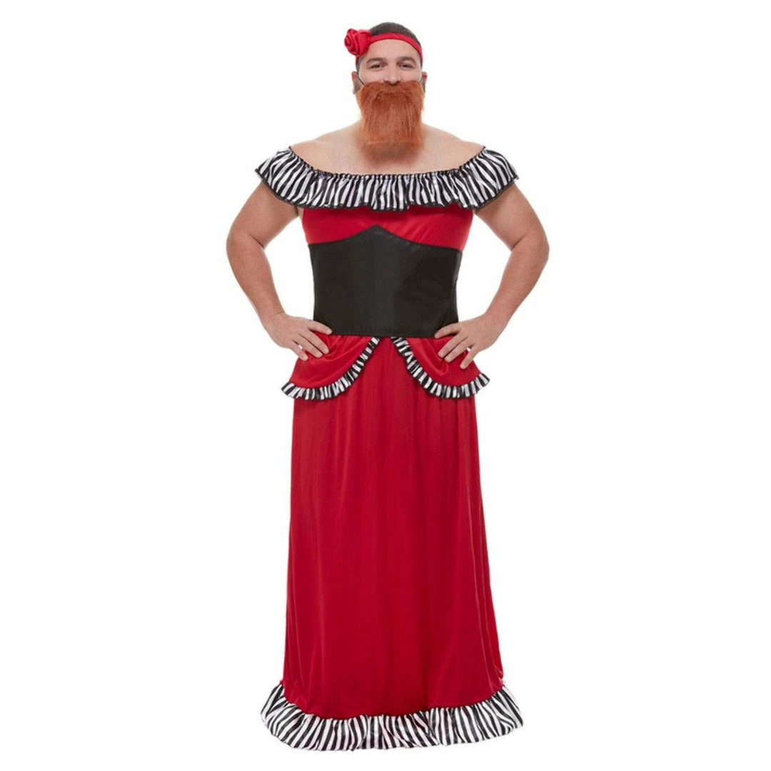 Smiffys Mensc Bearded Lady Costume 3 Smiffys Mensc Bearded Lady Costume