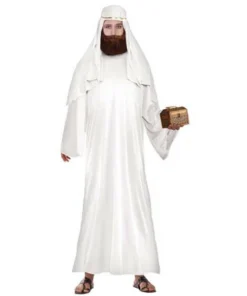 Tomfoolery Biblical Times White Wiseman Adult Costume