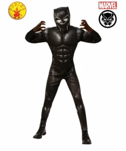 Rubie's Deerfield Boys Costumes Black Panther Deluxe Teen Costume