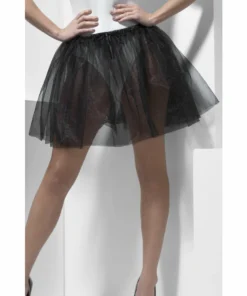 Smiffys Petticoat Underskirt - Black Petticoats & Tutus