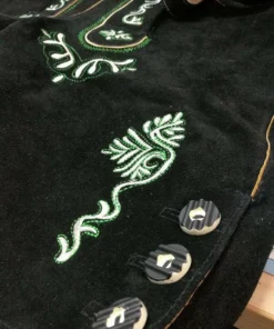 Tiger Leather Black Leather Lederhosen - Wolfgang Mensc