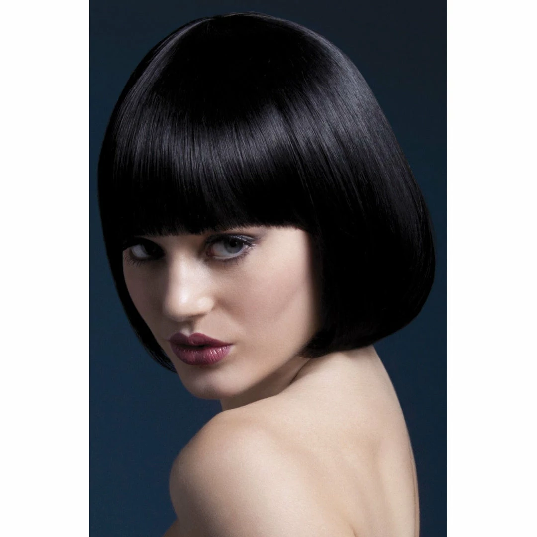 Smiffys Wigsc Black Bob Fever Wig-Mia 3 Smiffys Wigsc Black Bob Fever Wig-Mia