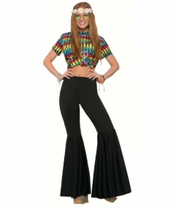 Forum Novelties Black Hippie Female Pants Ladiesc