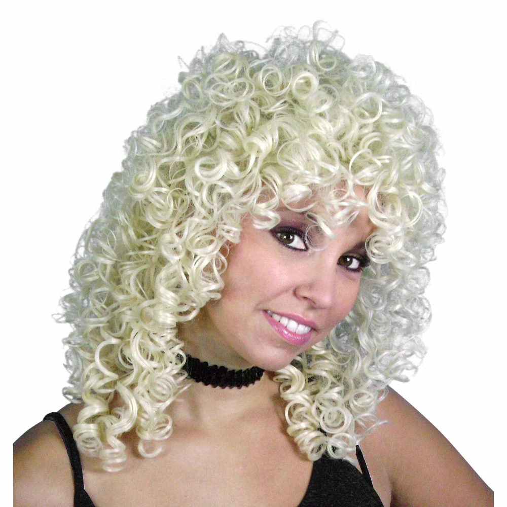 Carnival Products Blonde Glamour Ringlets Wig 3 Carnival Products Blonde Glamour Ringlets Wig