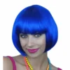 Carnival Products Wig-Blue Short Bob Wig