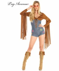 Tomfoolery Ladiesc Boho Babe 1960s Ladies-Leg Avenue