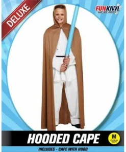 Allen Trading Brown Hooded Cape - Child Accessories