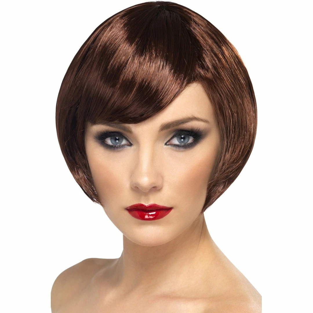 Smiffys Babe Wig - Brown Wigsc 3 Smiffys Babe Wig - Brown Wigsc
