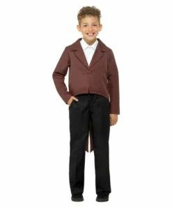 Smiffys Colonial Brown Tailcoat-Child