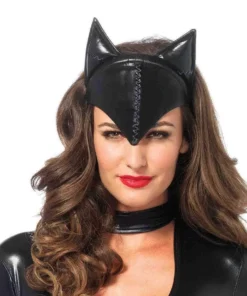 Tomfoolery Superheroes & Villains Feline Femme Fatale Mask - Leg Avenue