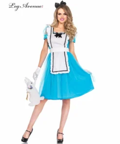 Tomfoolery Classic Alice Costume By Leg Avenue Ladiesc