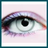 Tomfoolery Accessoriesc Primal Contact Lenses - Zombie I - White
