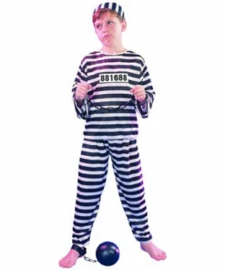 Swedia's Halloween & Horror Convict Boy Costume