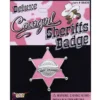 Trademart Cowgirl Pink Sheriff Badge