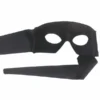 Tomfoolery PIMPERNEL With Ties Large Black Eye Mask Accessoriesc
