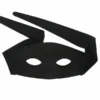 Tomfoolery Accessoriesc ZORRO With Ties Large Black Eye Mask