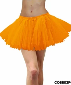 Swedia's Tulle Tutu Adult - Fluro Orange 1980's
