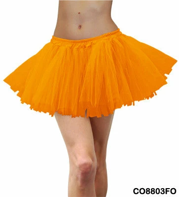 Swedia's Tulle Tutu Adult - Fluro Orange 1980's 3 Swedia's Tulle Tutu Adult - Fluro Orange 1980's