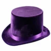 Tomfoolery Lincoln Top Hat Velvet - Purple Hats & Headwear