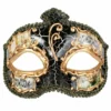 Tomfoolery Accessoriesc Salvatore Men's Masquerade Black Eye Mask