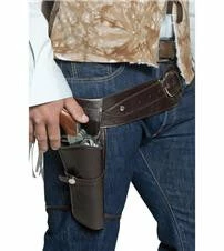 Smiffys Accessoriesc Authentic Western Wandering Gunman Belt And Holster