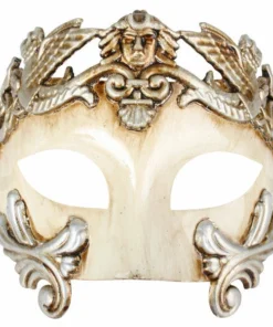 Tomfoolery Antonio Platinum And Ivory Face Mask