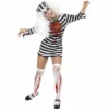 Smiffys Ladiesc Zombie Convict Costume - Ladies