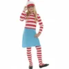 Smiffys Where Is Wally - Wenda Girls Costume 2 Smiffys Where Is Wally - Wenda Girls Costume