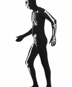 Smiffys Halloween & Horror Skeleton 2nd Skin Glow In Dark - Adult