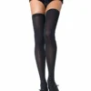 Tomfoolery Black Thigh Highs Plus By Leg Avenue Accessoriesc