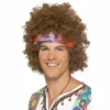 Smiffys Hippy Afro-Brown
