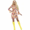 Smiffys Flower Hippie Costume Ladiesc