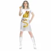 Interalia Group Ladiesc Dancing Queen Yellow Cat Costume
