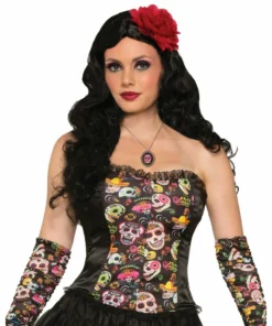 Tomfoolery Ladiesc Day Of The Dead Corset