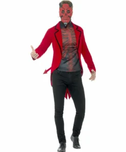 Smiffys Halloween & Horror Day Of The Dead Devil Costume - Mens